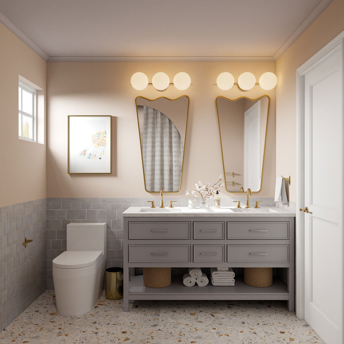 Online Designer Bathroom 3D Model 1