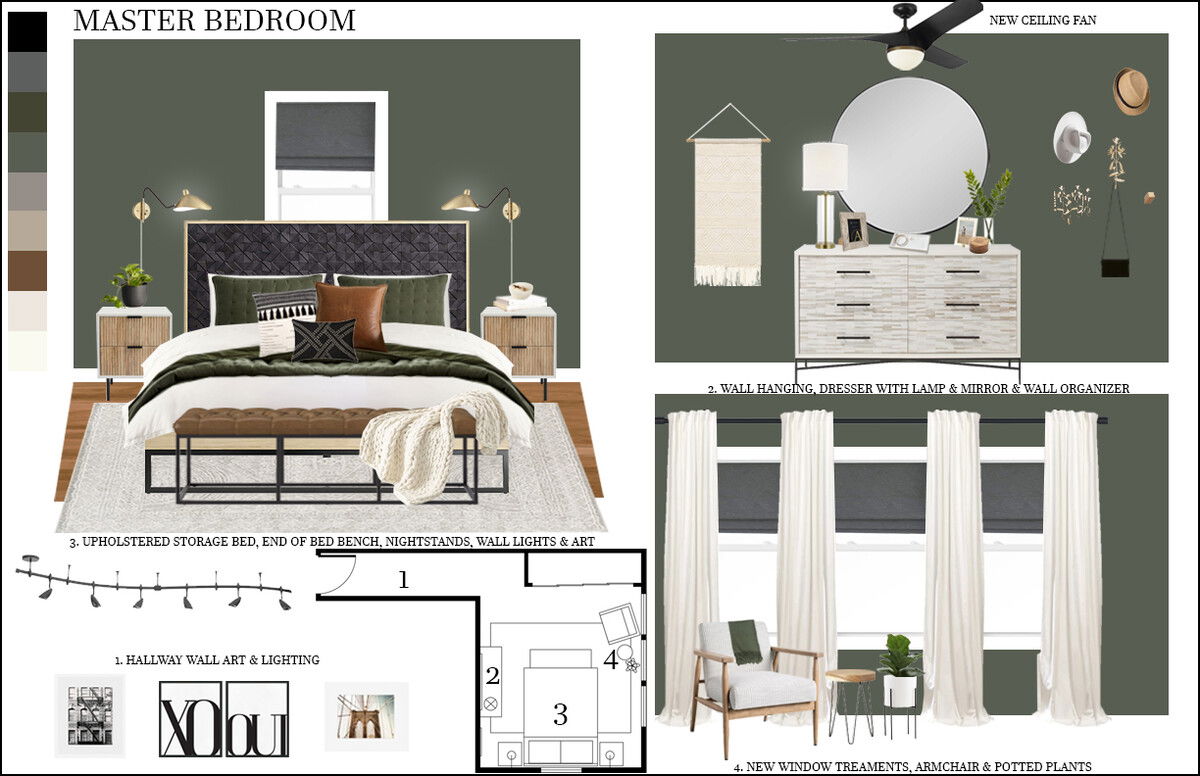 Ideas de diseño interior de dormitorio en línea
