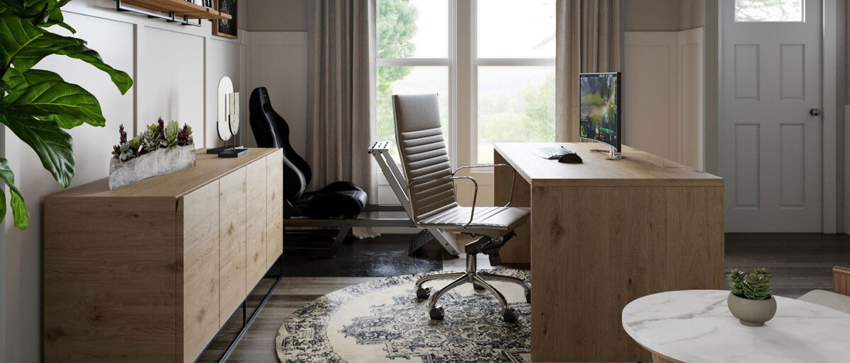 Small Office & Game Room Design | Decorilla