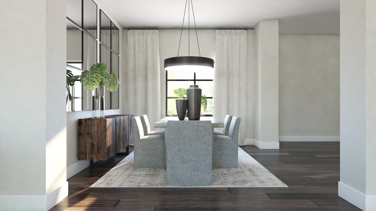 New Build Modern Dining Room Design