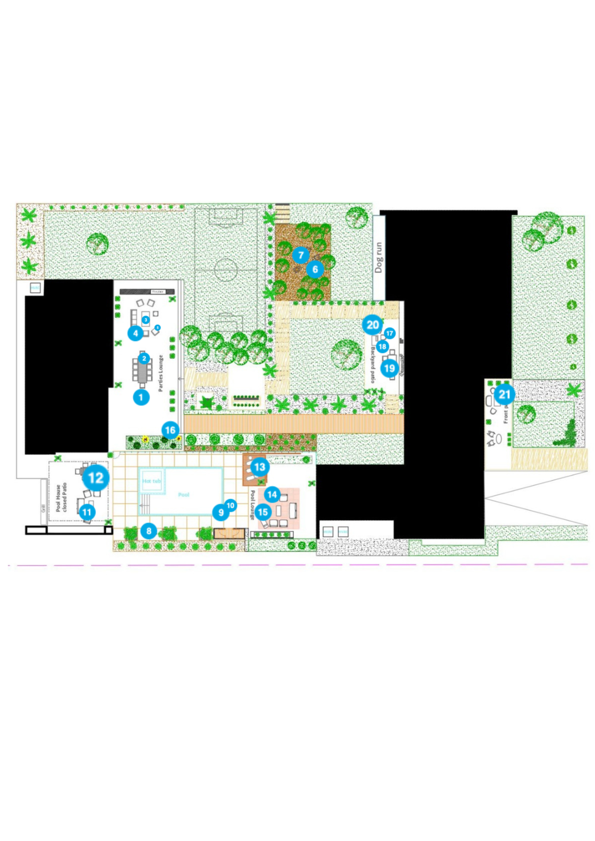 Plano de Patio de Diseñador Online