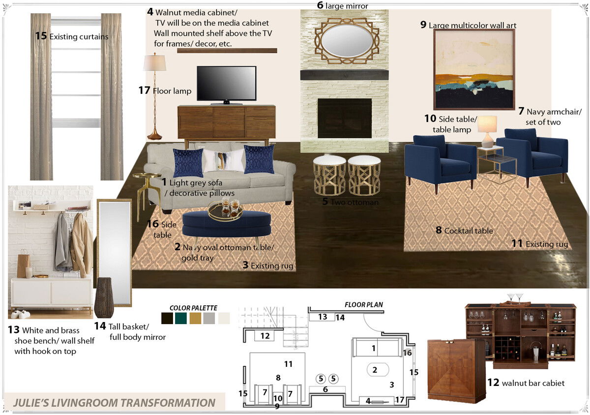 Online Designer Living Room Interior Design Ideas