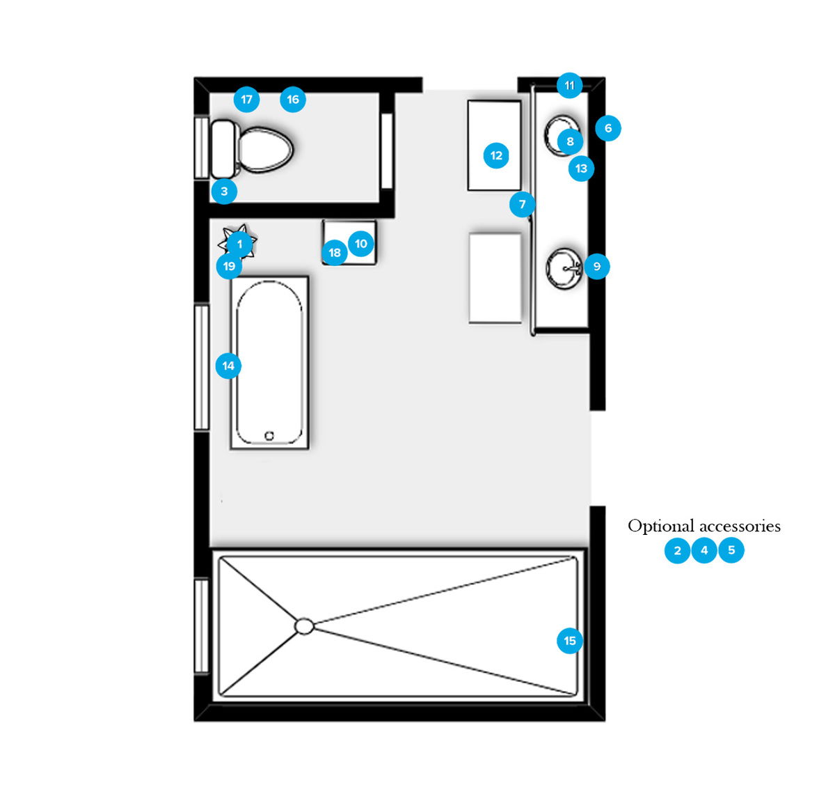 Plano de Baño por Diseñador Online