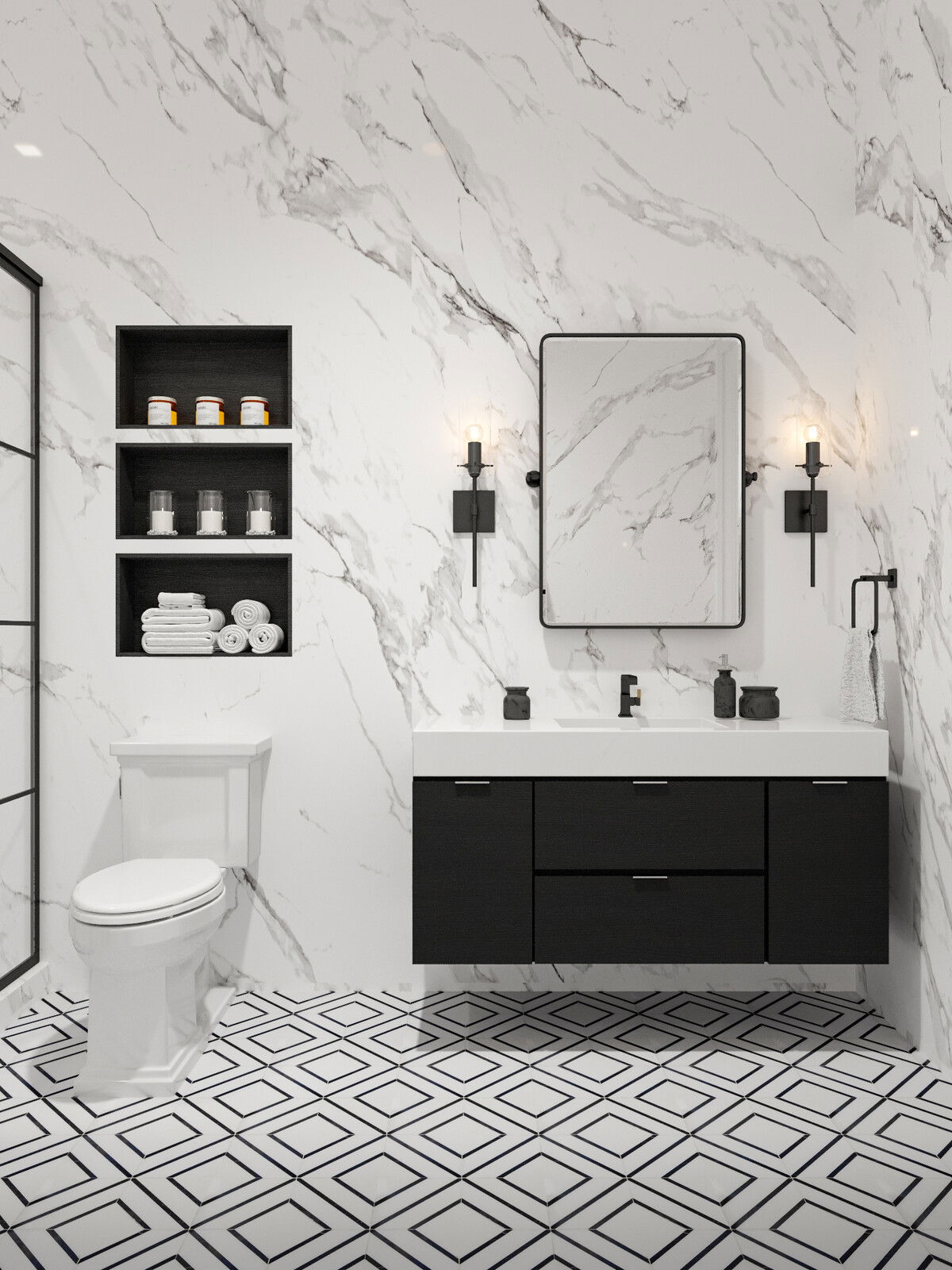 Modelo 3D de Baño por Diseñador Online 2