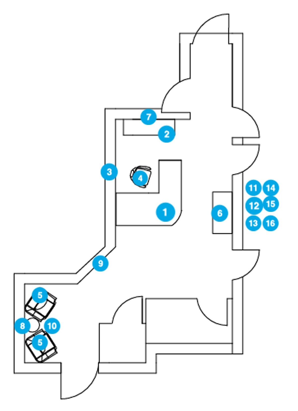 Online Designer Business/Office Floorplan