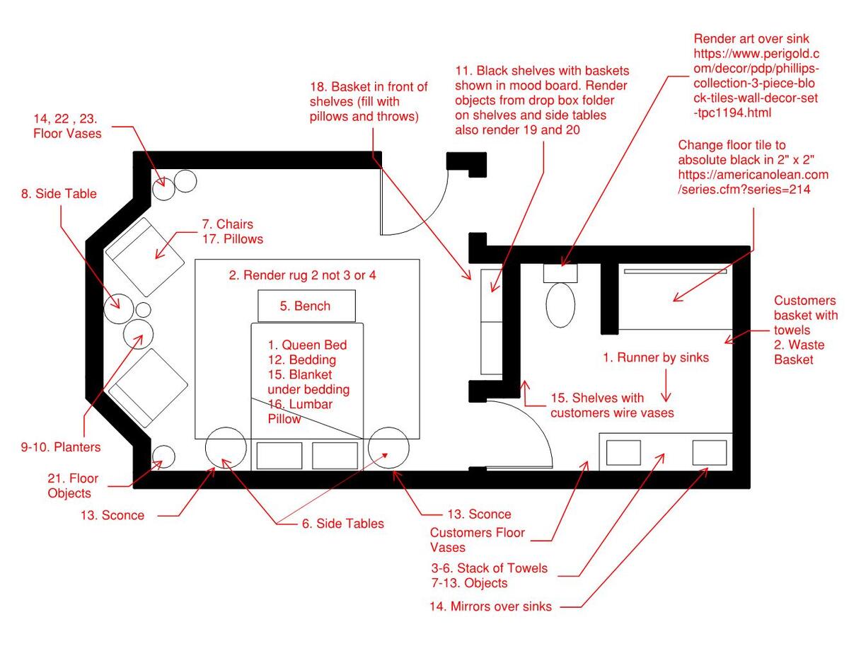 Plano de Baño por Diseñador Online
