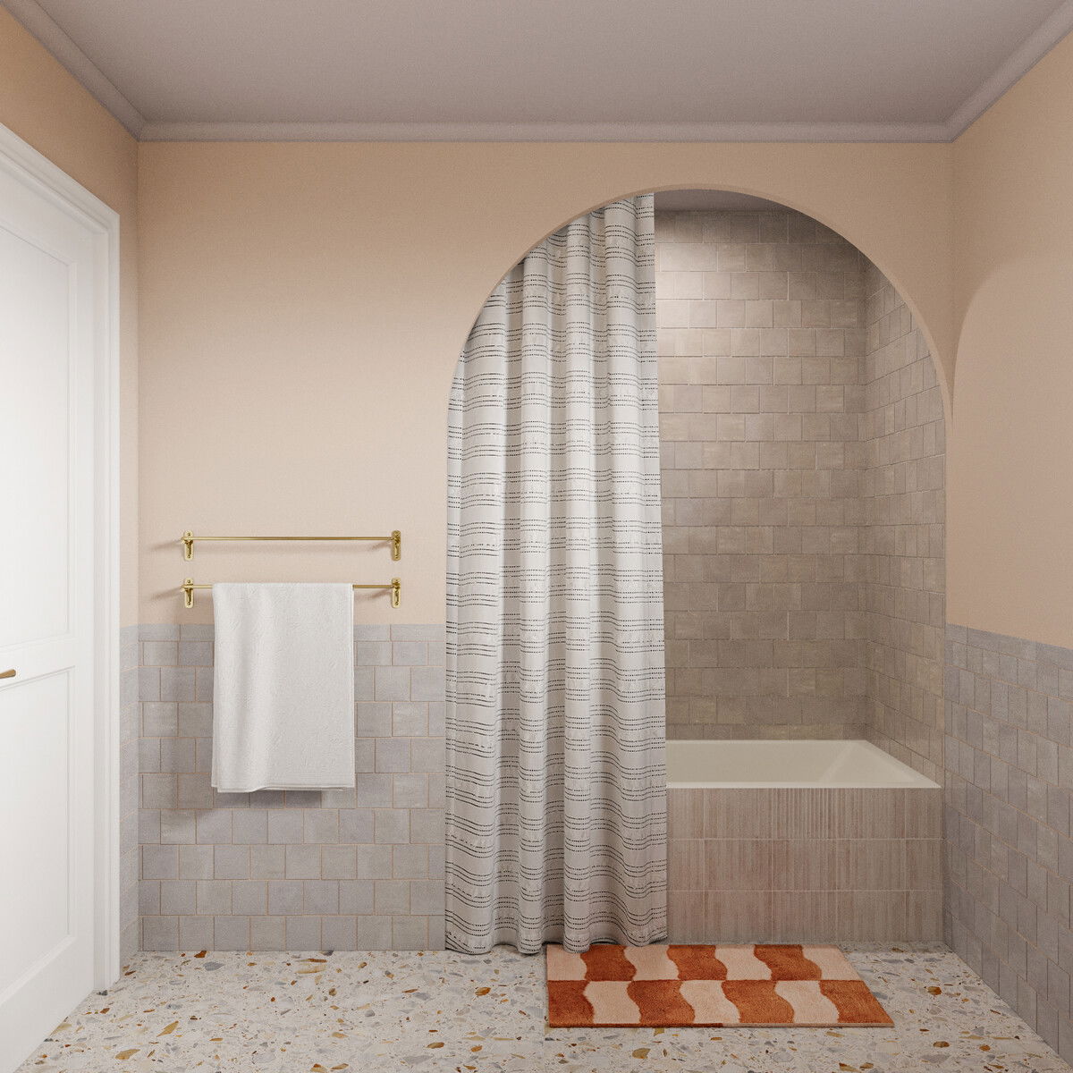 Online Designer Bathroom 3D Model 3