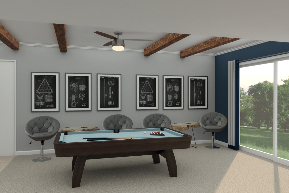 Online Designer Living Room 3D Model 1