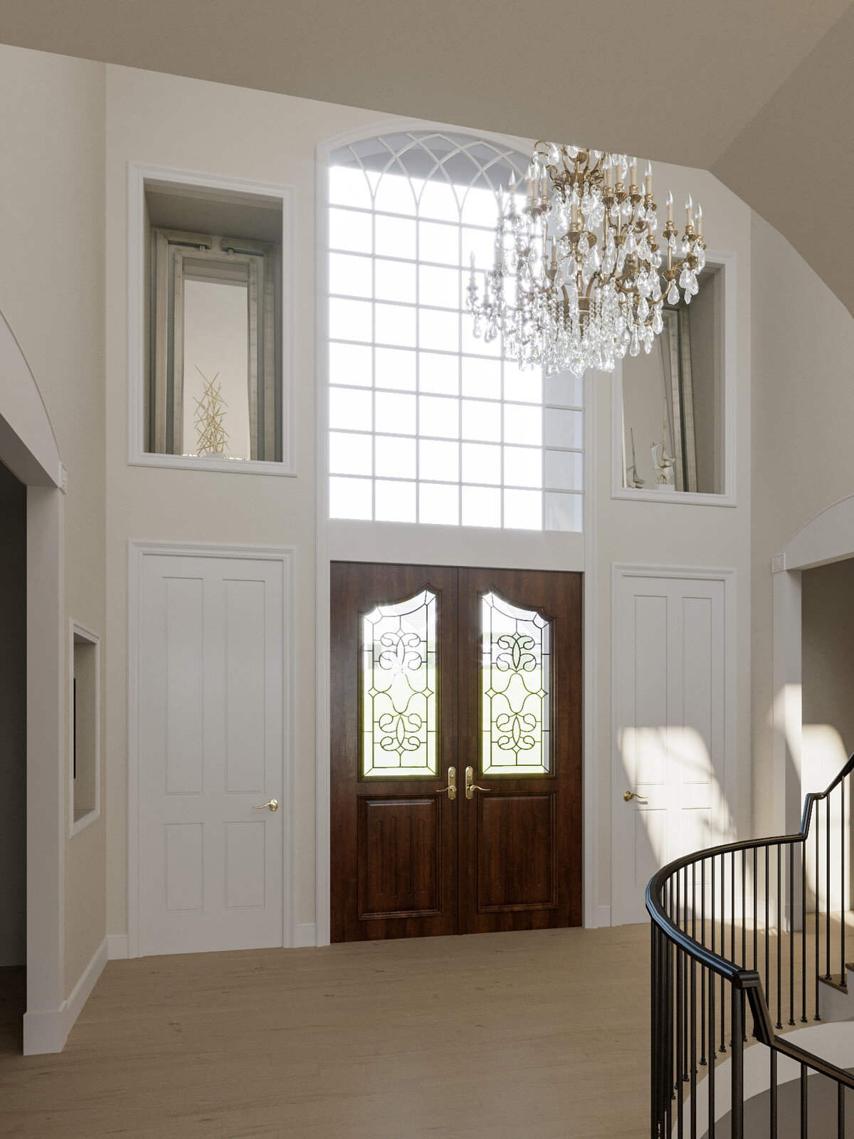 Glam High Ceiling Home Design