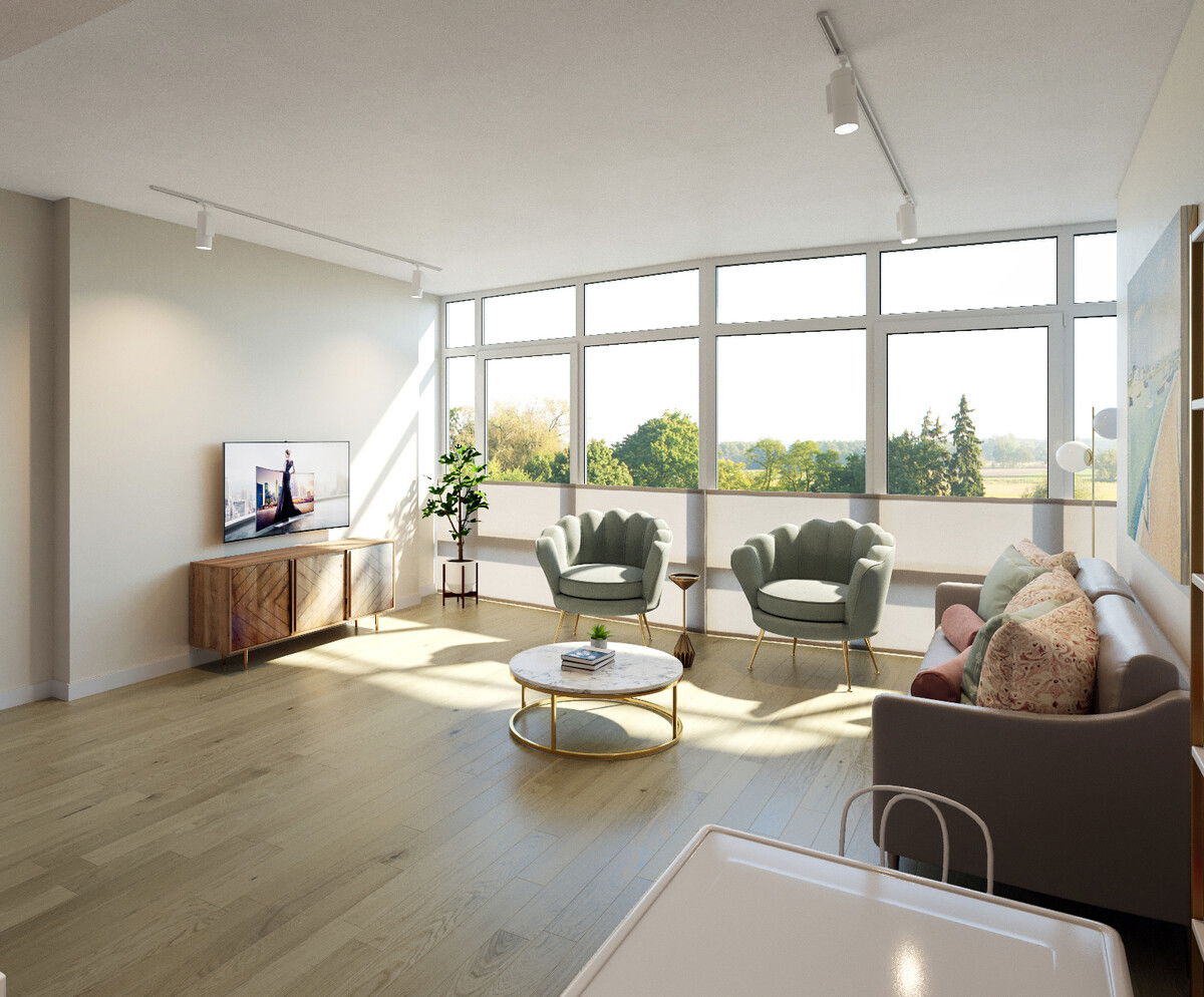 Online Designer Combined Living/Dining 3D Model 11