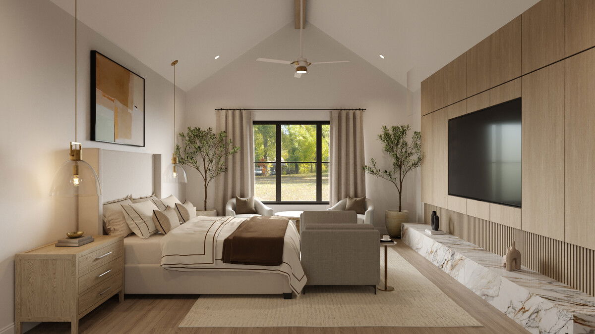 Modern and Elevated Bedroom Remodel 