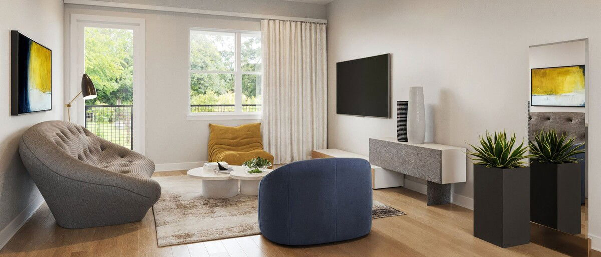Airy Contemporary Living & Dining Interior D... | Decorilla