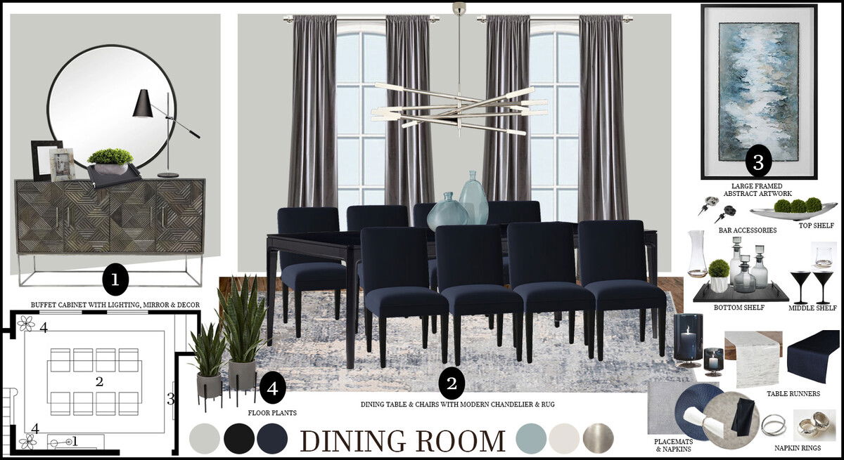 Online Designer Dining Room Interior Design Ideas