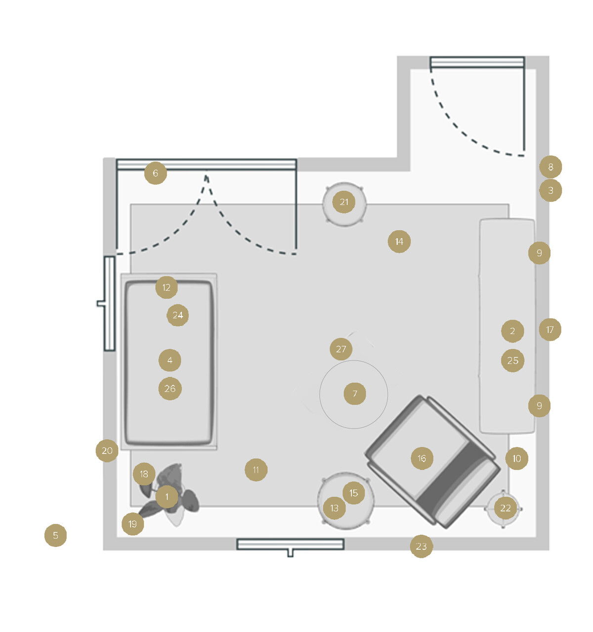 Online Designer Nursery Floorplan