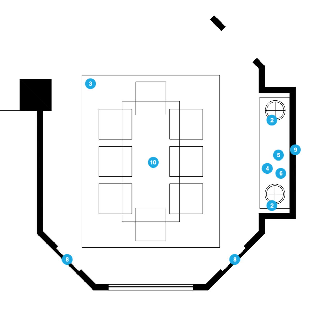 Online Designer Dining Room Floorplan