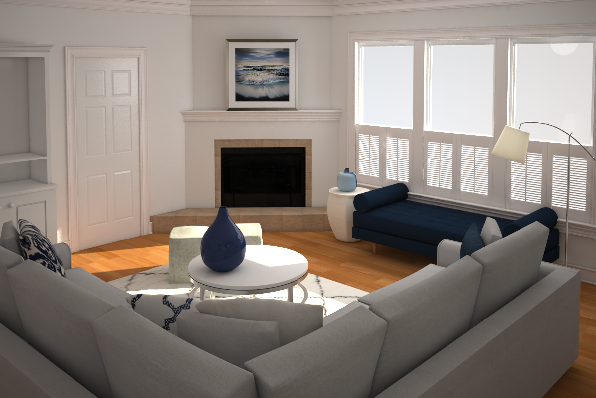 Online Designer Living Room 3D Model 4