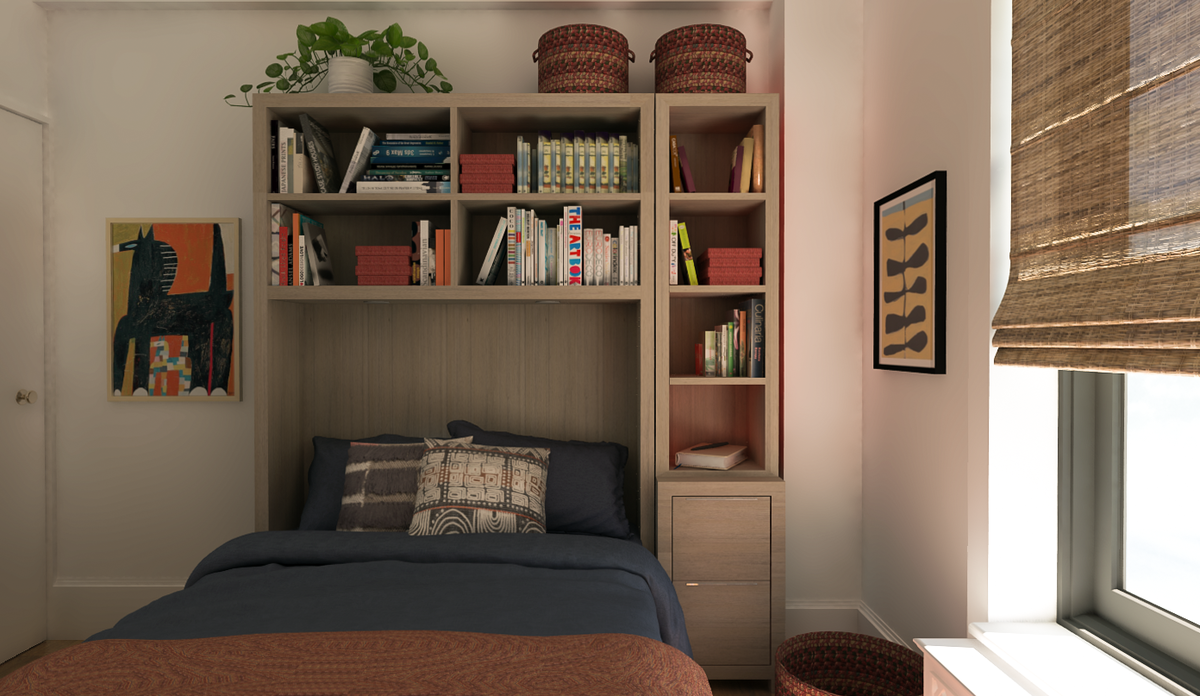 Modelo 3D de Dormitorio del Diseñador en Línea 2
