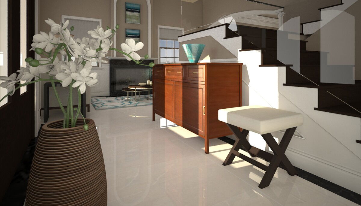 Online Designer Hallway/Entry 3D Model 4