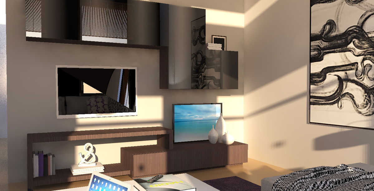 Online Designer Living Room 3D Model 2