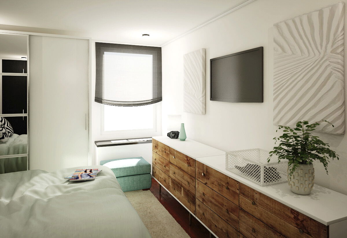 Modelo 3D de Dormitorio del Diseñador en Línea 2