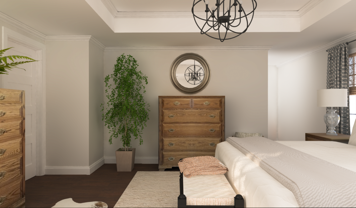 Modelo 3D de dormitorio de diseñador en línea 5