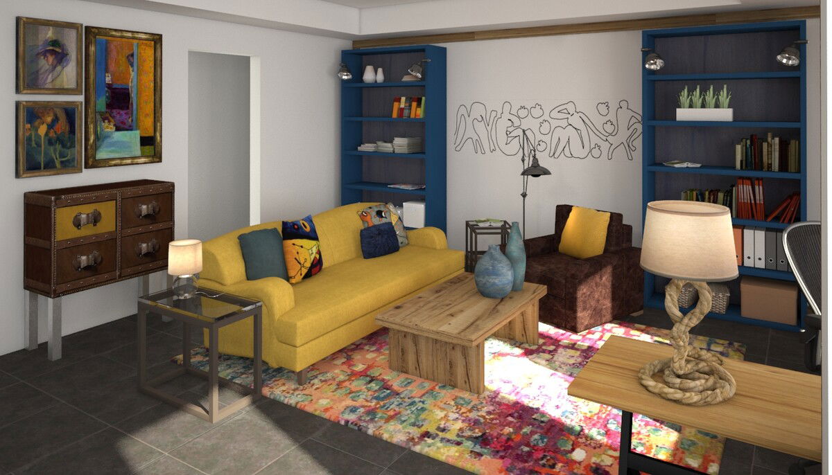 Online Designer Home/Small Office 3D Model 2