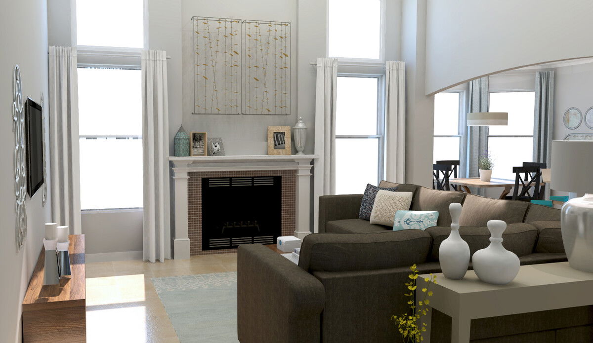 Online Designer Living Room 3D Model 2