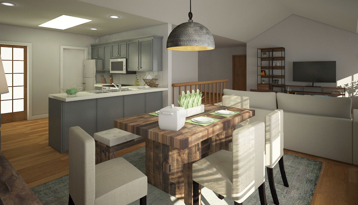 Online Designer Dining Room 3D Model 3