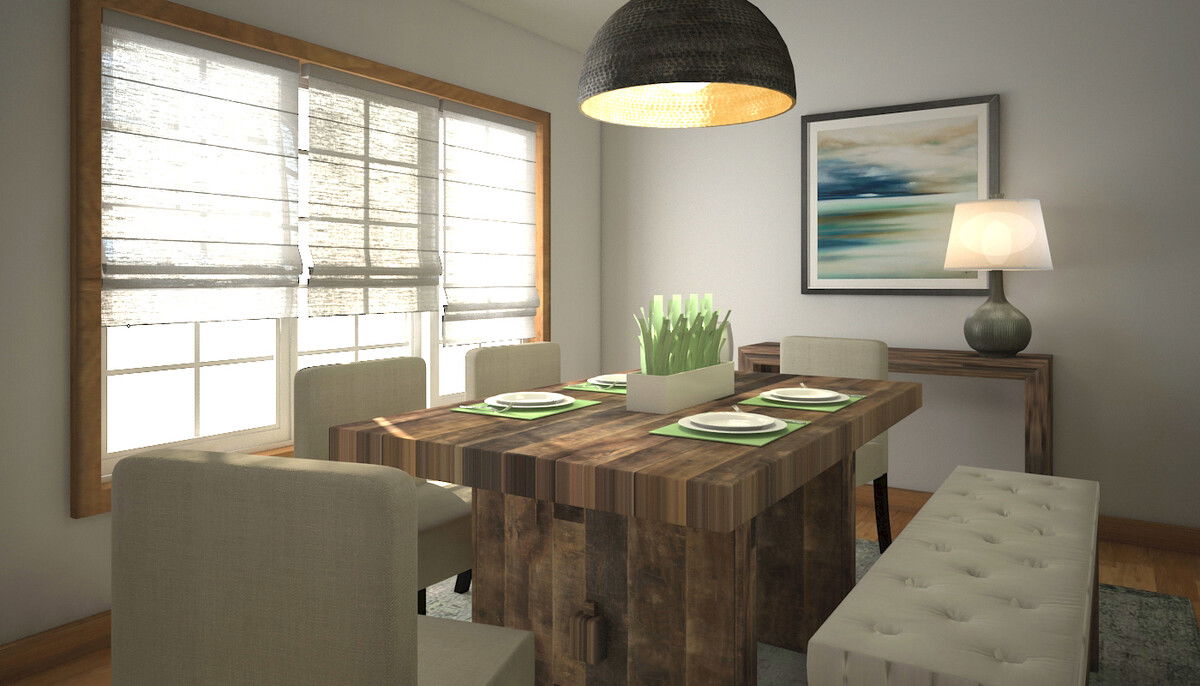 Modelo 3D de comedor de diseñador en línea 4