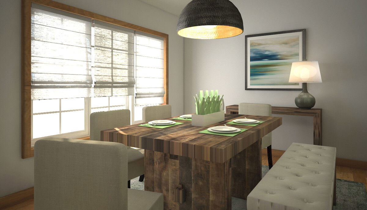 Online Designer Dining Room 3D Model 4