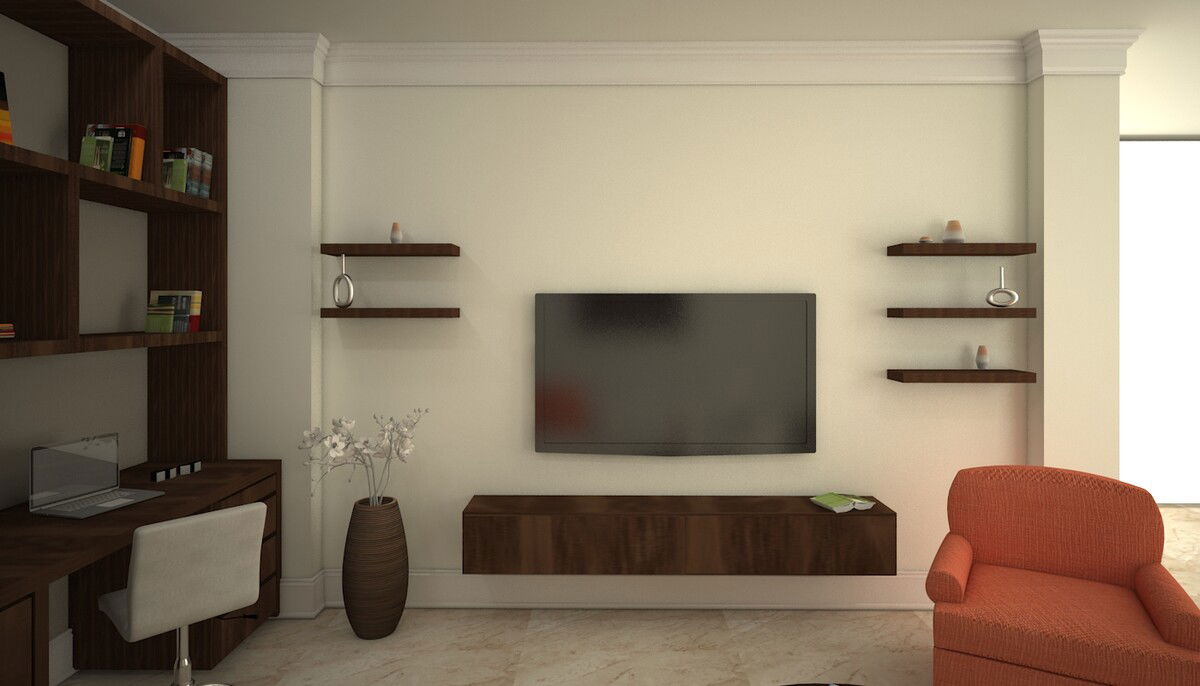 Online Designer Living Room 3D Model 1