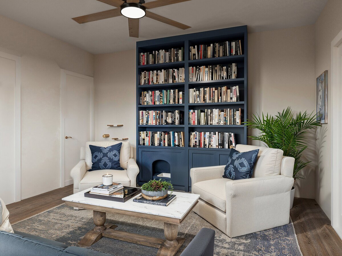 Light & Airy Coastal Home Interior Design Rendering thumb
