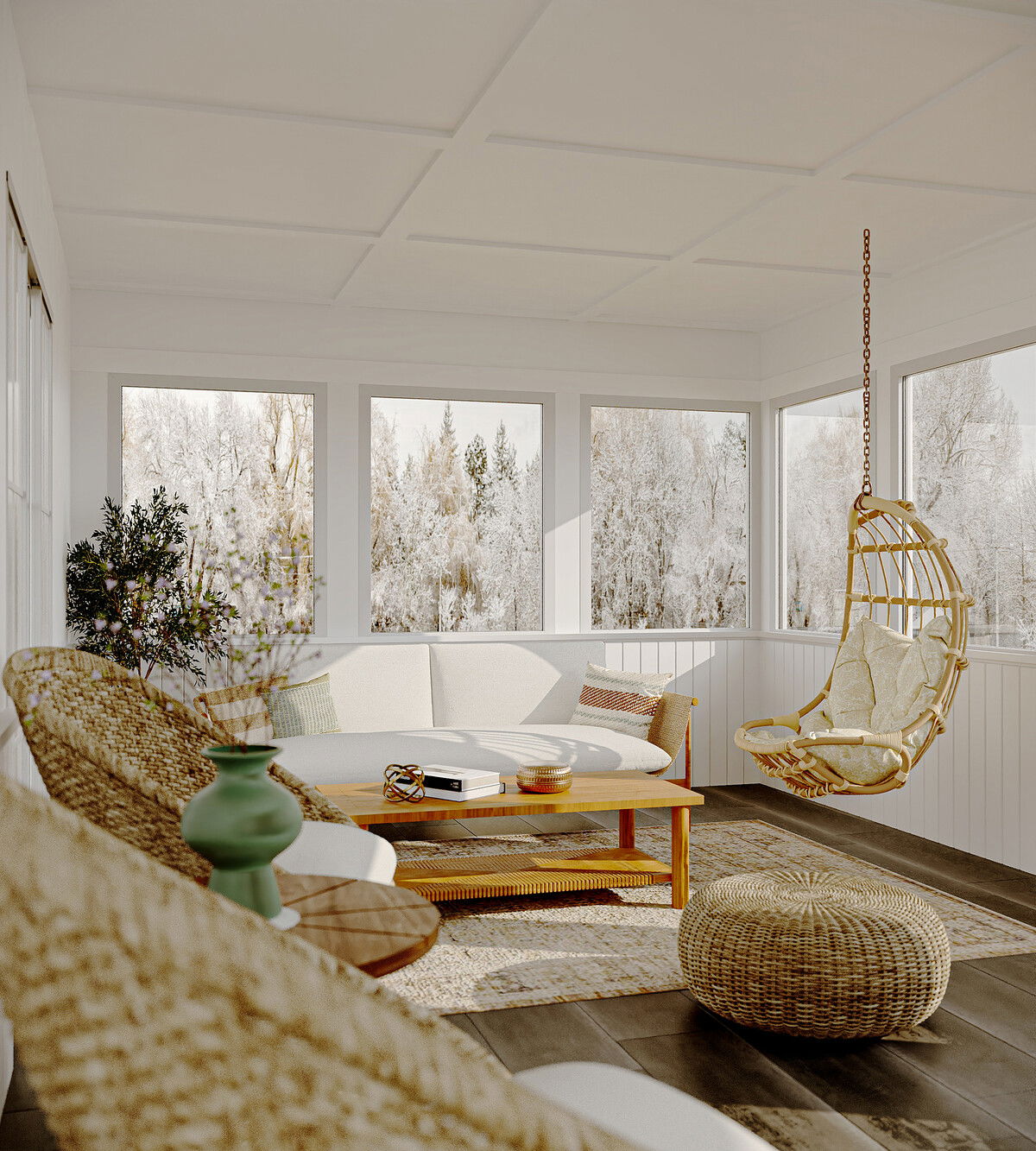 Fresh and Comfortable Home Renovation Rendering thumb