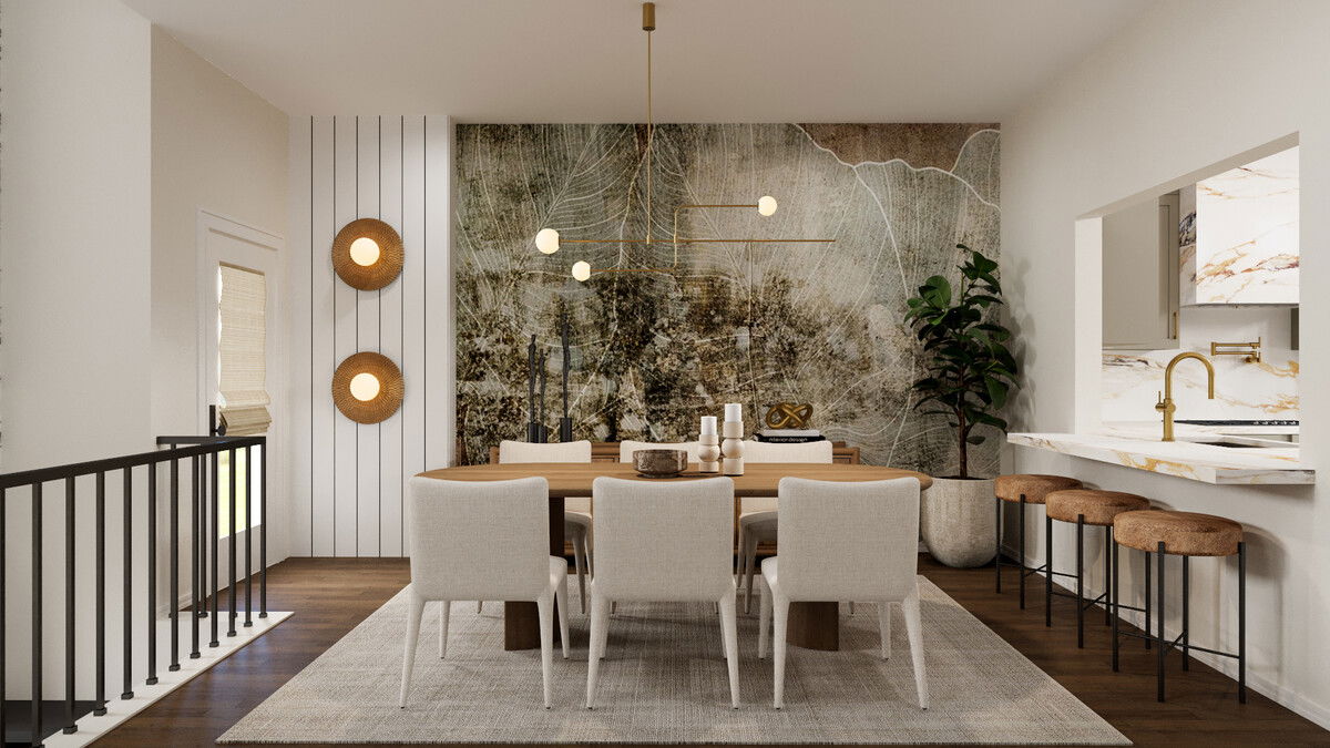 Moody, Organic Modern House Renovation Rendering thumb