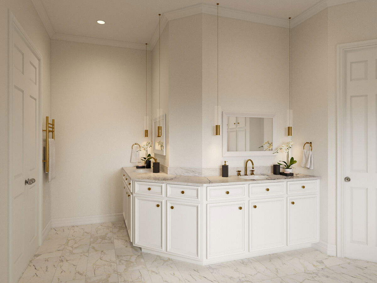 Elegant & Inviting Transitional Home Renovation Rendering thumb