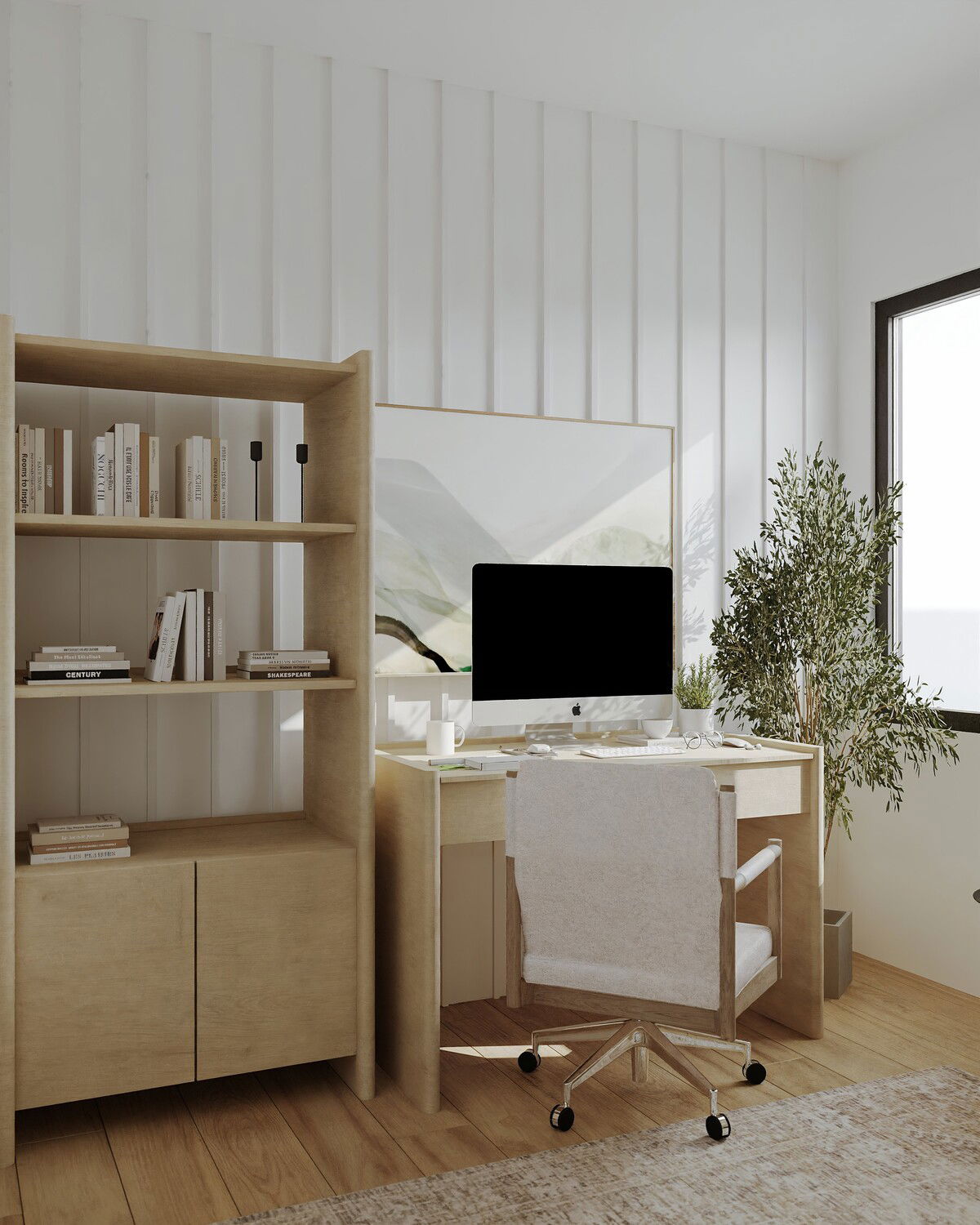 Fresh and Comfortable Home Renovation Rendering thumb