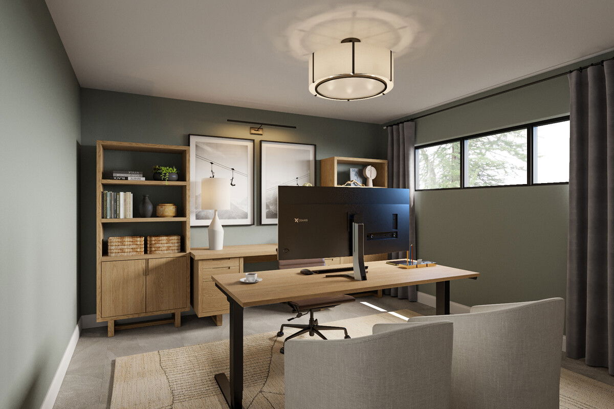 Modern Farmhouse Style Home Renovation Rendering thumb