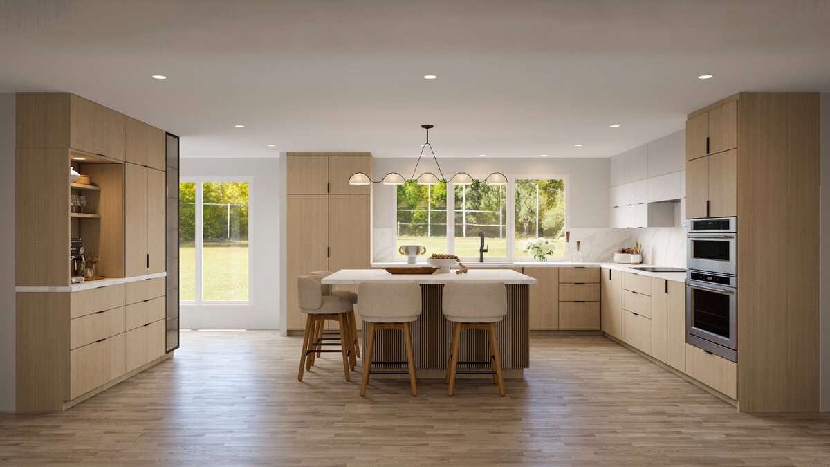 Fresh & Modern Home Renovation Rendering thumb
