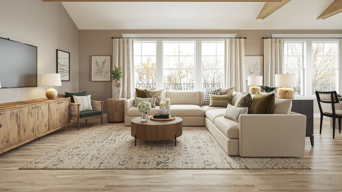 Modern Farmhouse Home Transformation Rendering thumb
