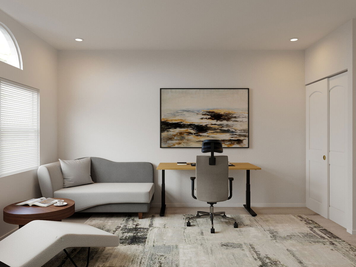 Modern & Dramatic Home Renovation Rendering thumb