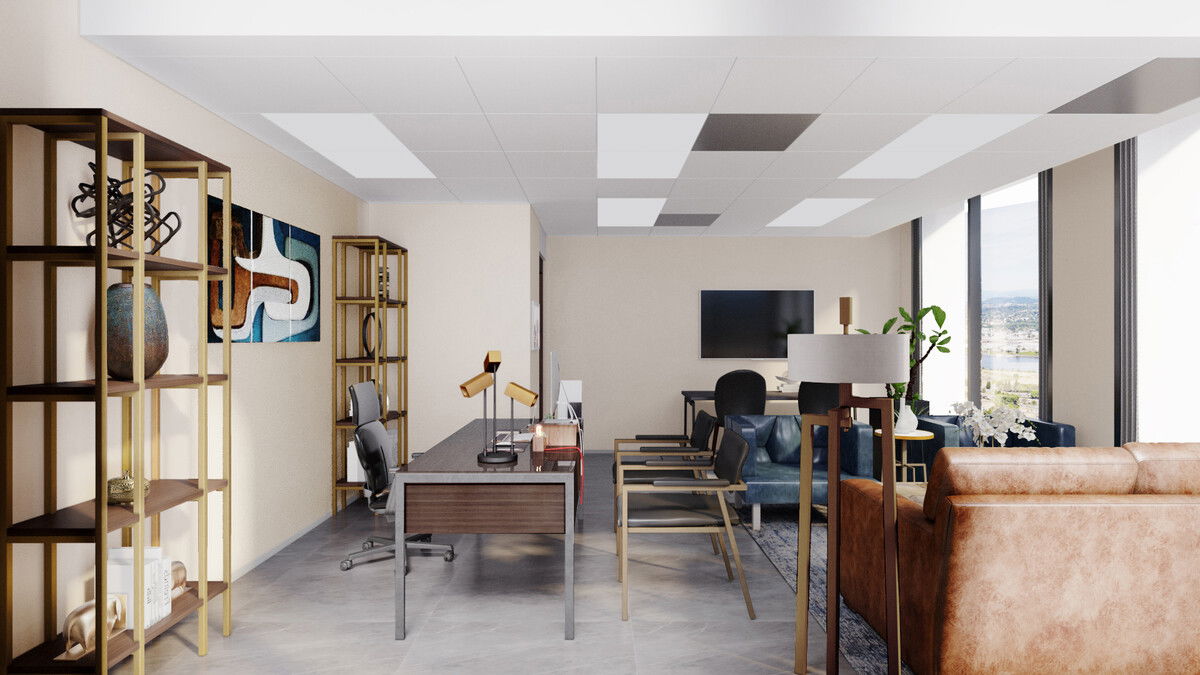 Masculine Business Office Design Moodboard thumb
