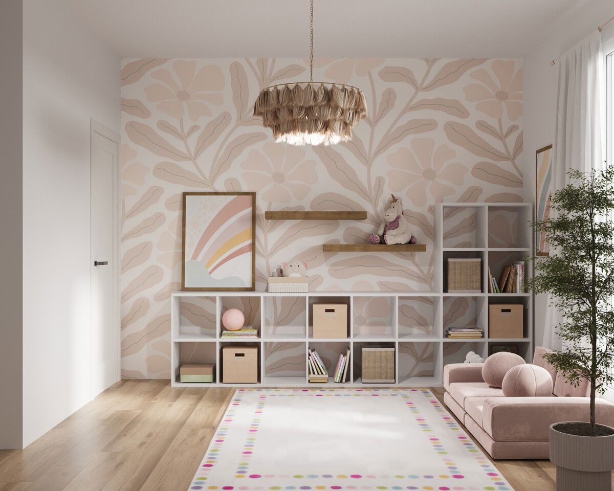 Fresh and Comfortable Playroom Rendering thumb