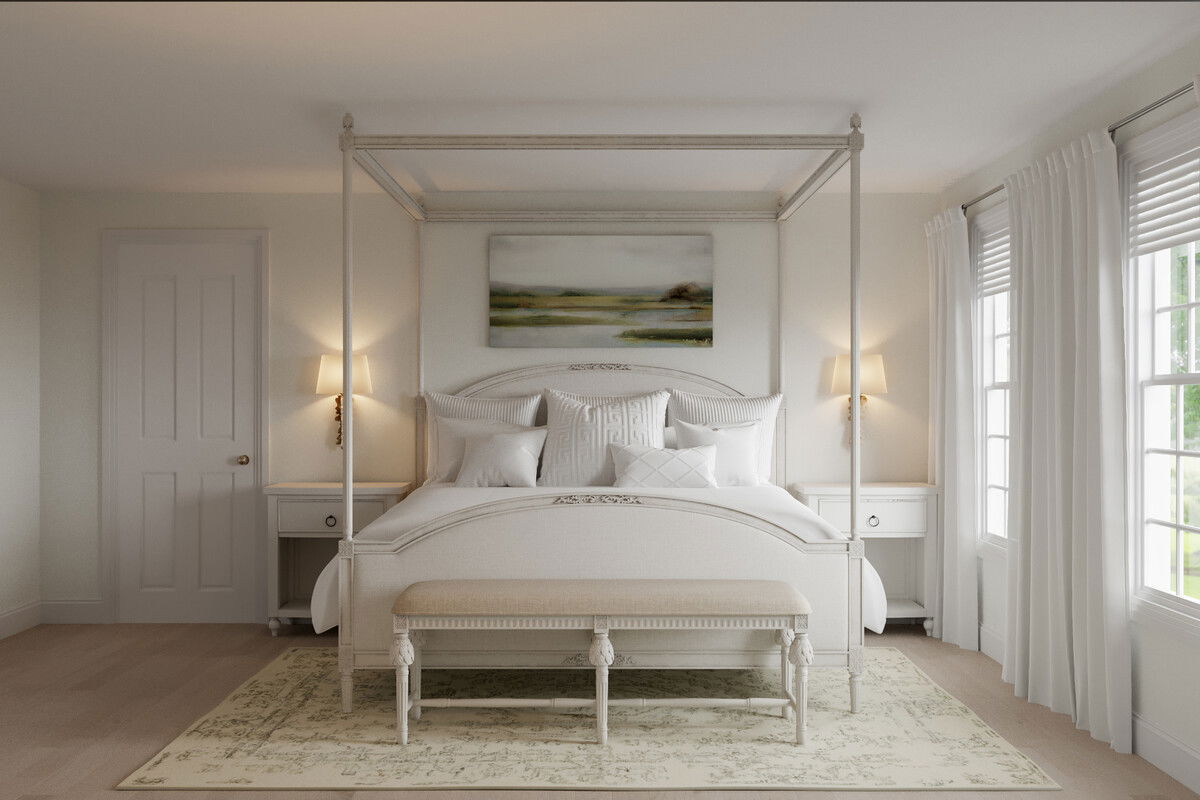 Elegant French Country Home Design Rendering thumb
