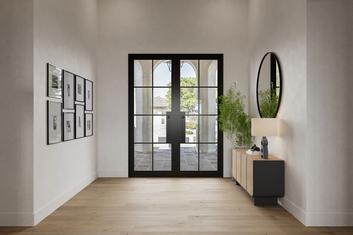 Rustic Mediterranean Home Renovation Rendering thumb