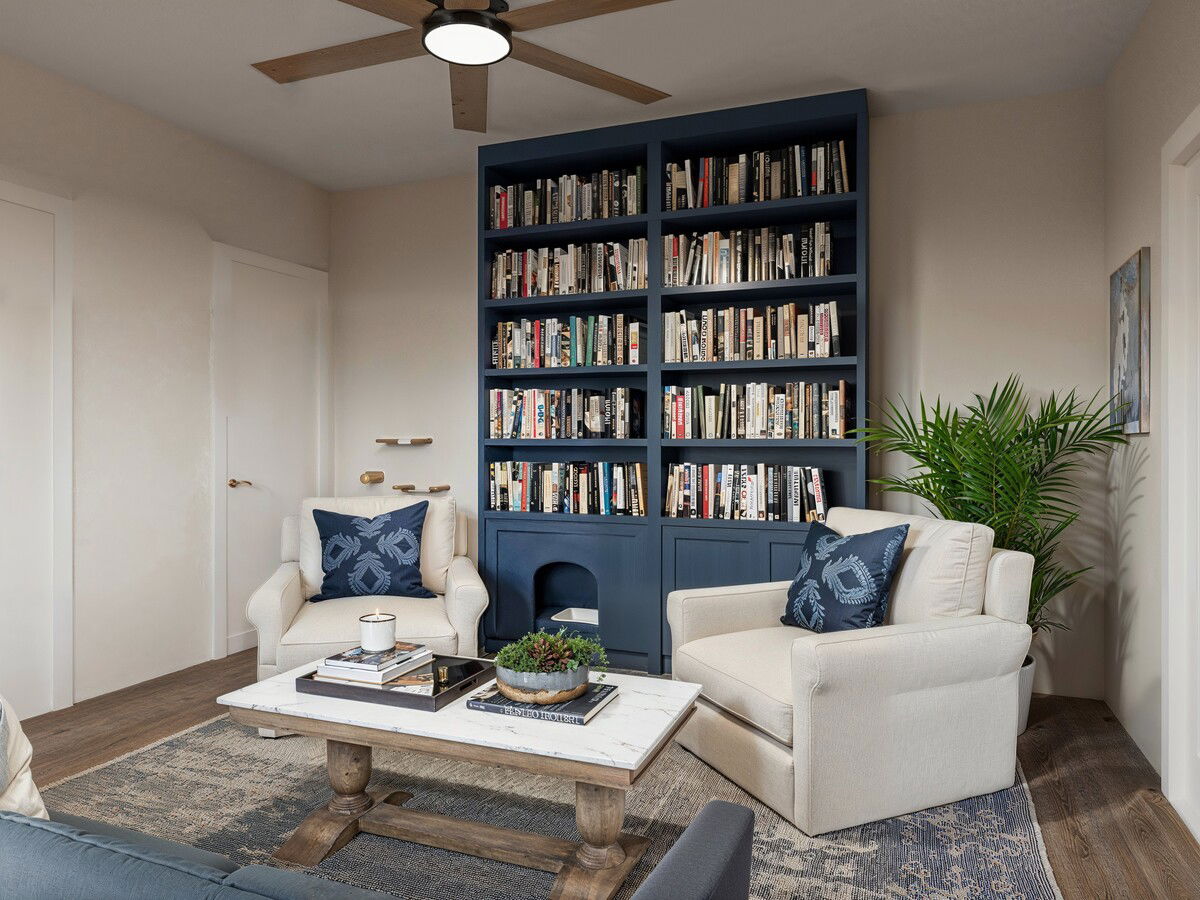 Light & Airy Coastal Home Interior Design Rendering thumb