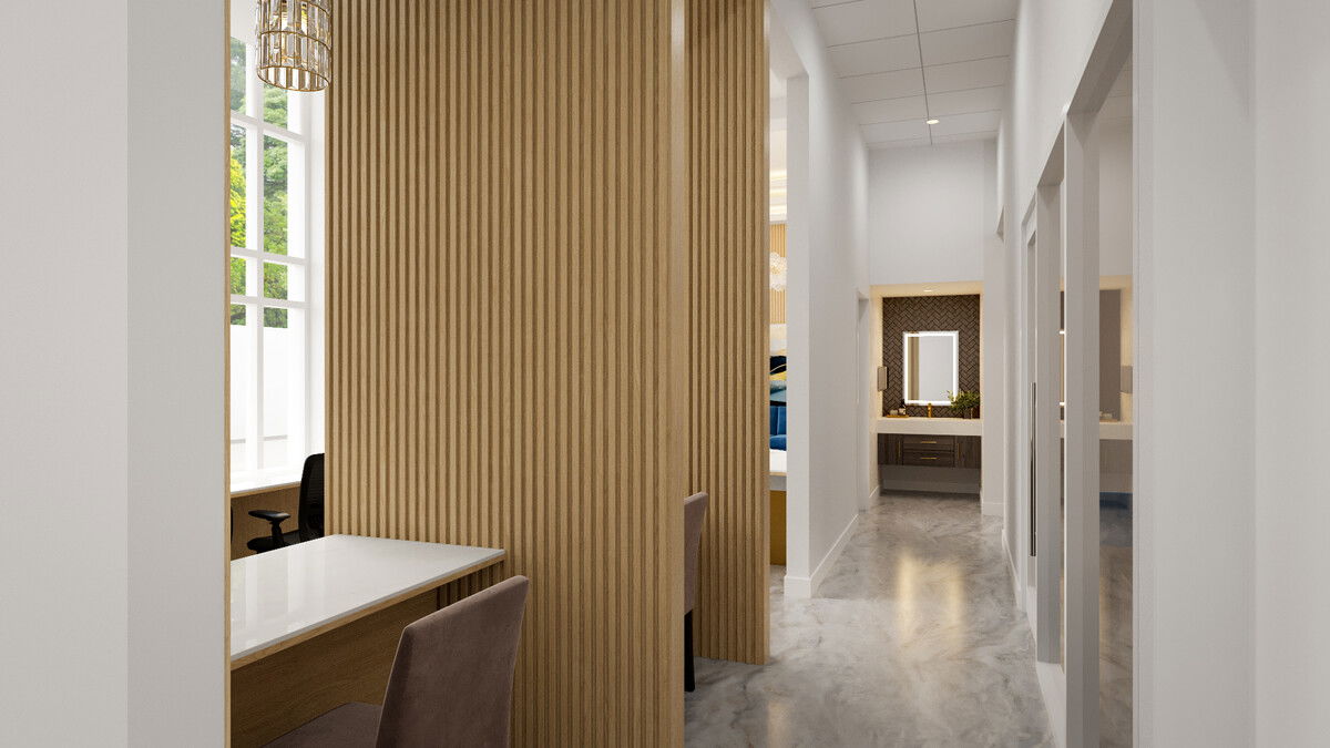 Luxury Dental Office with Spa Aesthetic Rendering thumb