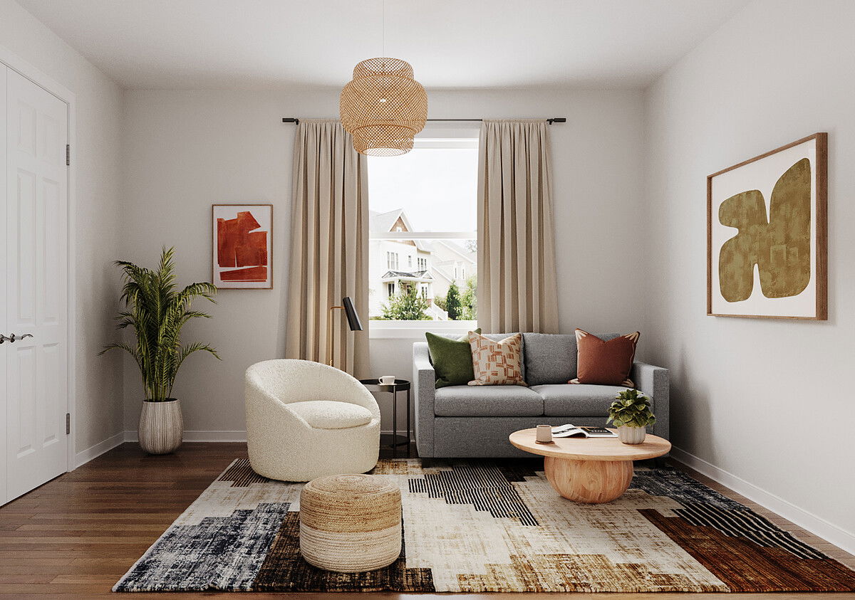 Modern Chic Home Design Renovation Rendering thumb