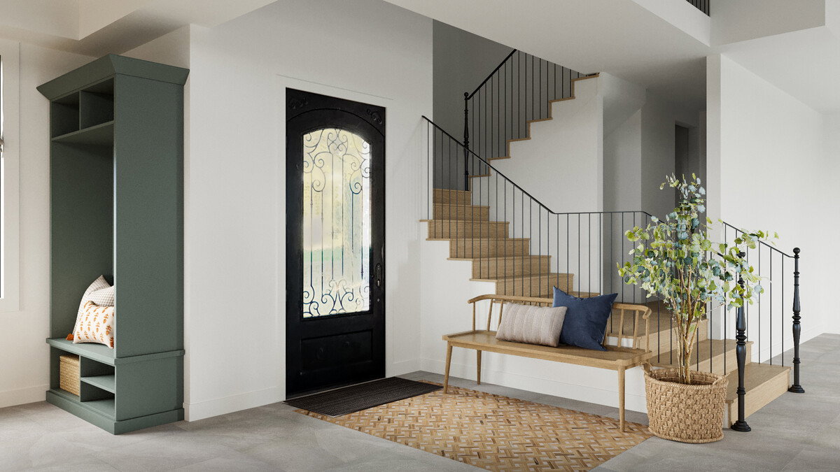French Cottage Home Renovation Rendering thumb