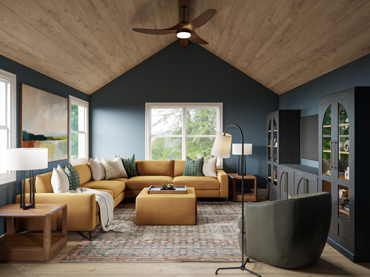 Transitional Beach House Renovation with Modern Touches Rendering thumb