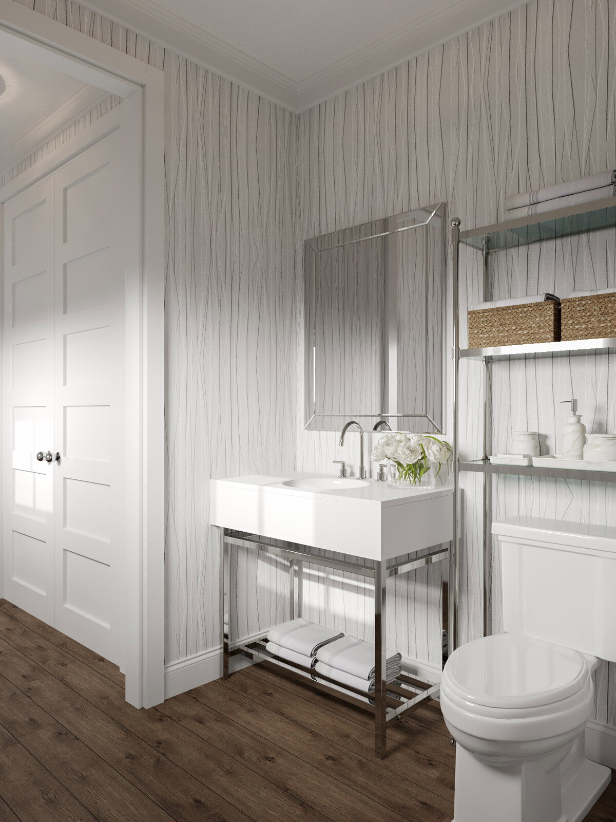 Inviting and Elevated Interior Transformation Rendering thumb